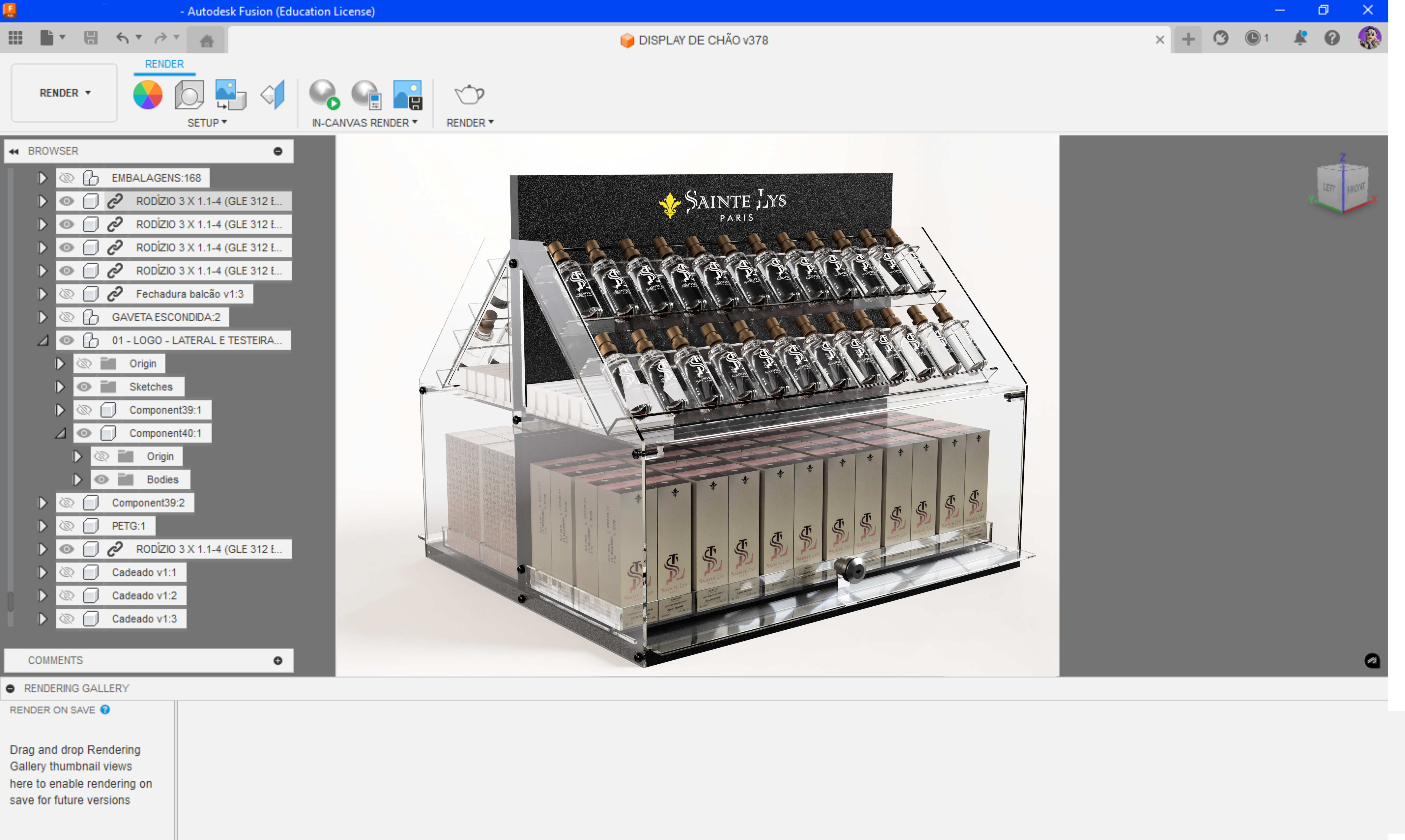 Criação e desenvolvimento